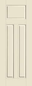 8' 2 Panel Craftsman Raised Panel Fiberglass image 0