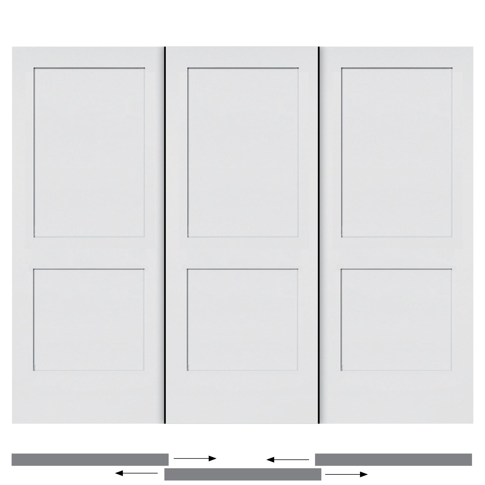 2 Panel Shaker Triple Bi-pass