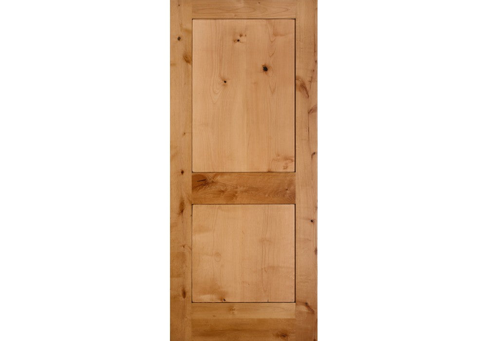 2-Panel Knotty Alder Solid Core 8402 image 0