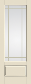 8' 3/4 Lite w/Colonial 9 lite glass image 0