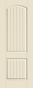 8' 2 Panel Arch Top Plank Fiberglass image 0