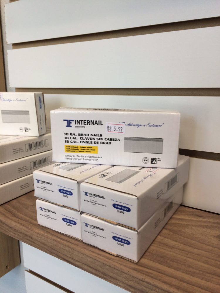 1" 18ga. nail image 0