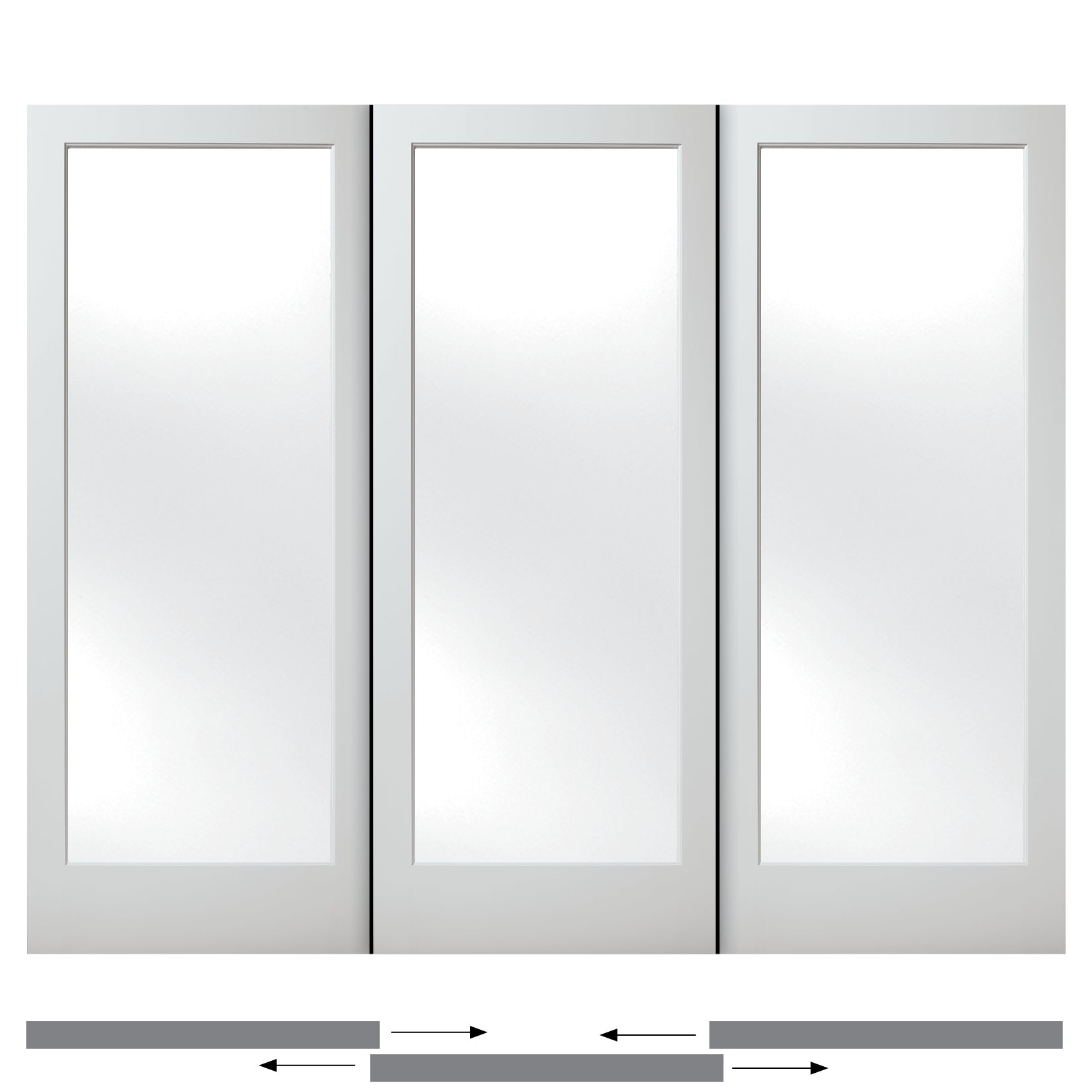 1 Lite Satin Etch Triple Bi-pass