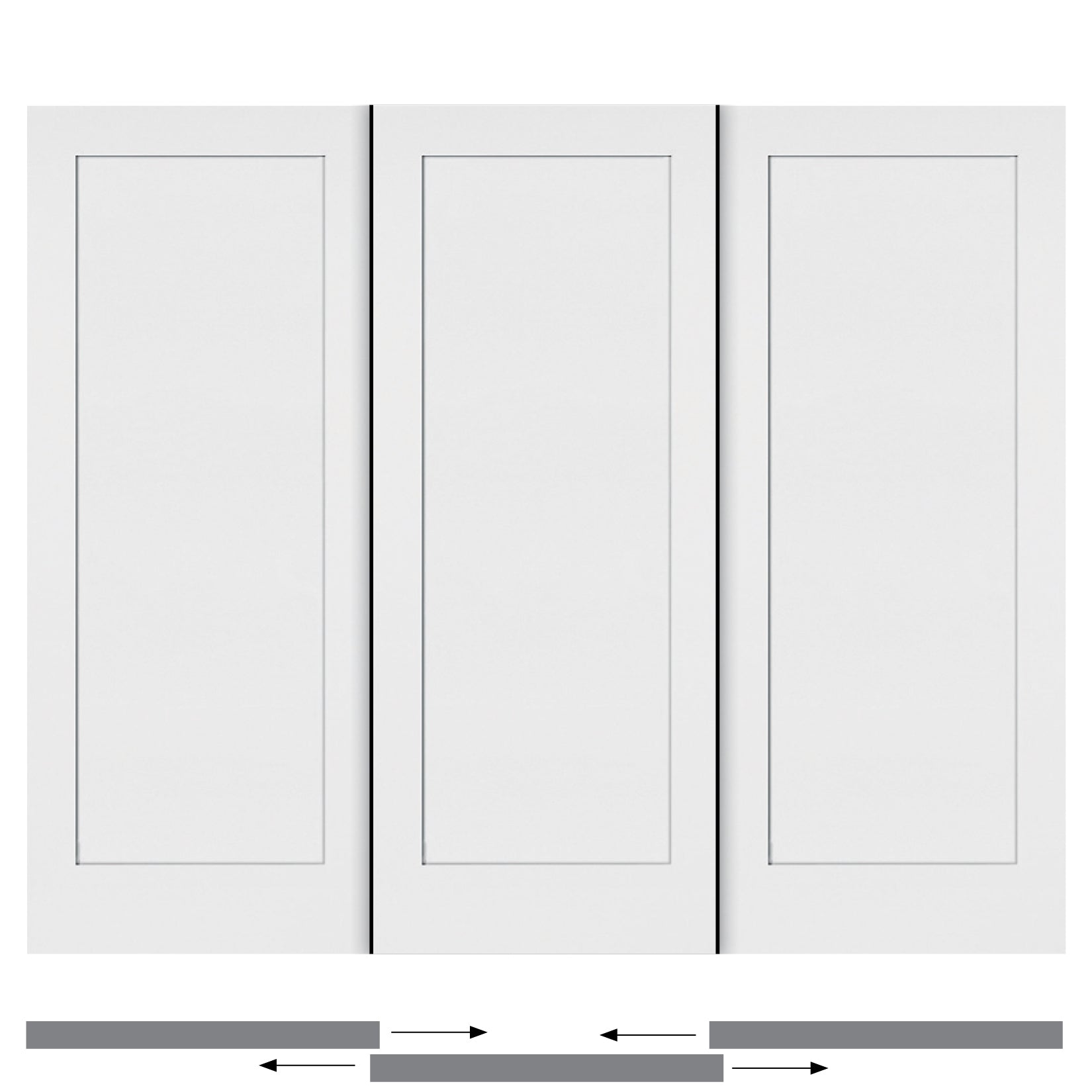 1 Panel Shaker Triple Bi-pass