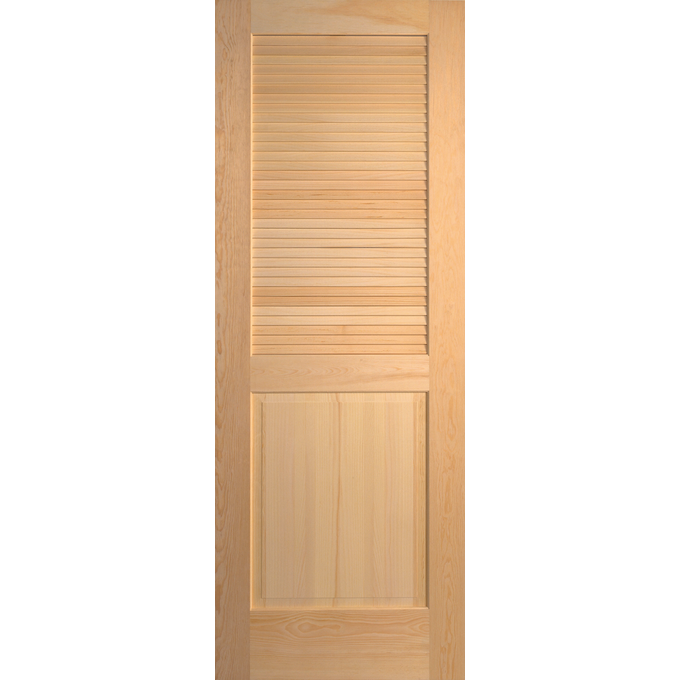 Clear Pine Louver Door PDLP image 0