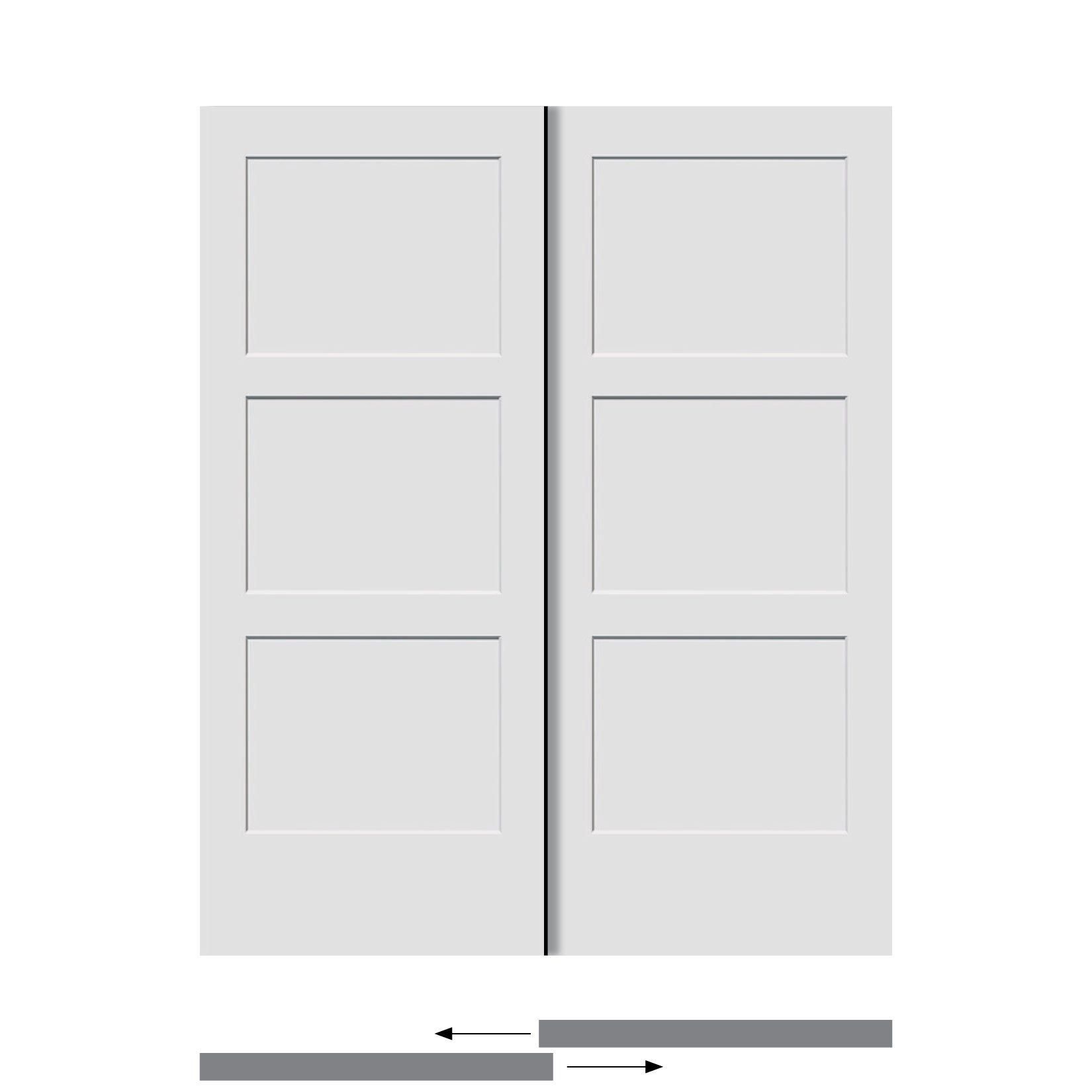 3 Panel Shaker Double Bi-pass