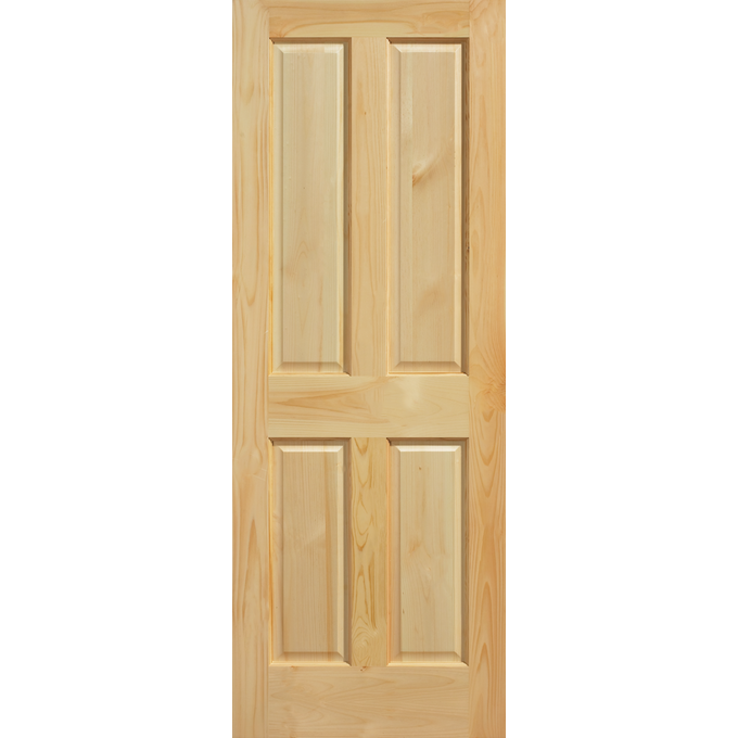 4-Panel Clear Pine C4P image 0