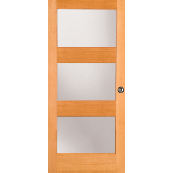 French Door 3-lite Shaker Sticking (Clear glass) FS1603C