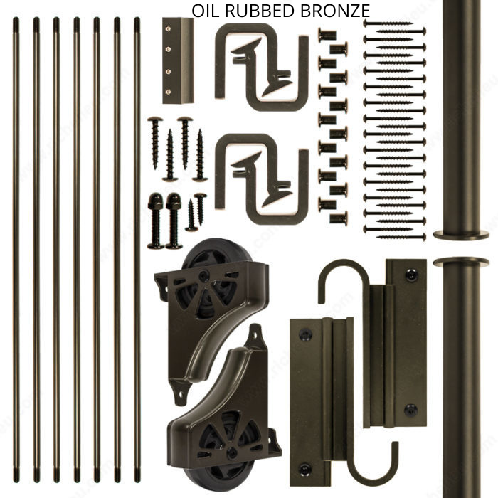 E-GLIDE Hook Ladder Hardware Kit with Track image 1