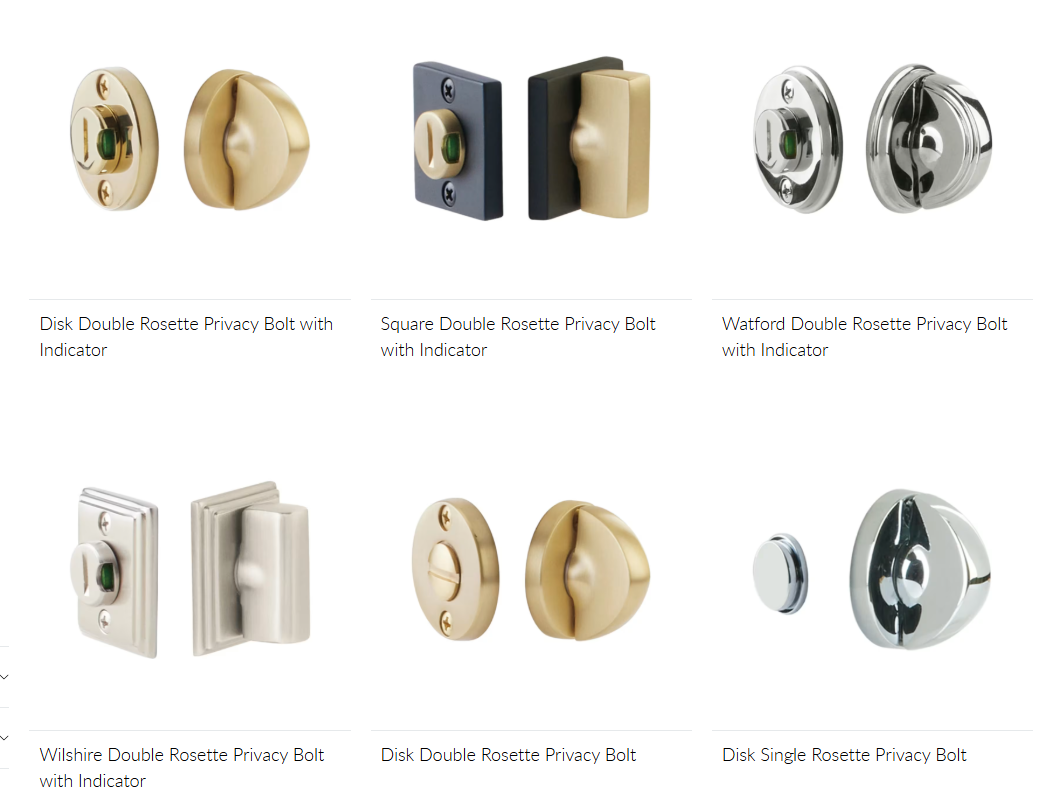 Emtek Privacy Bolts