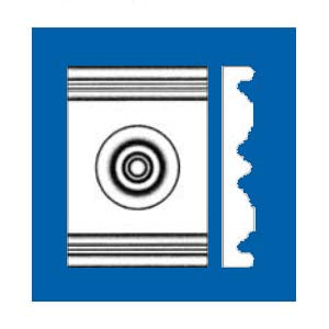 Architectural Rosette Plinth Block image 1