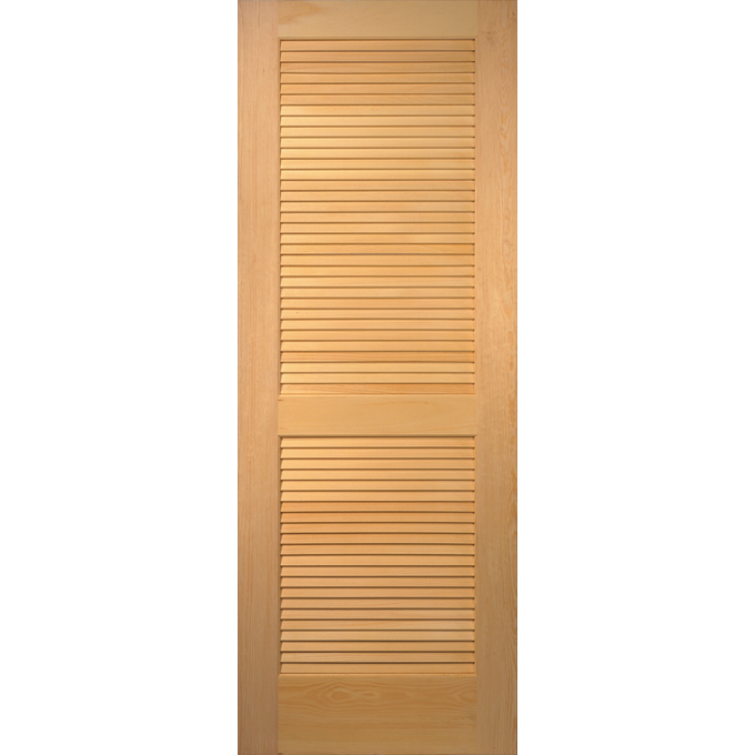 Clear Pine Louver Door PDLL image 0