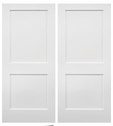 2 Panel Shaker Double Door (Solid Core) image 0